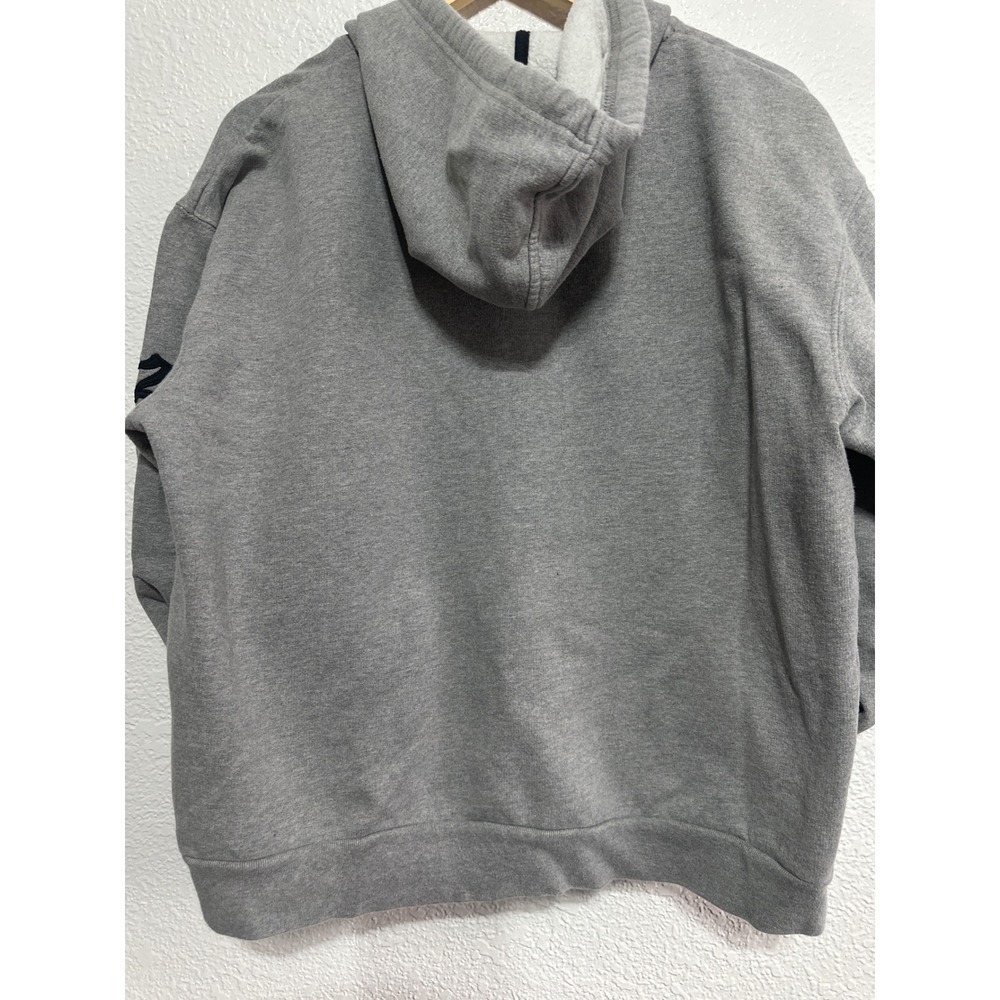 VTG Oscar De La Hoya Full Zip Hoodie Gray ODLH Boxing Graphic Mens Sweatshirt - Picture 7 of 10
